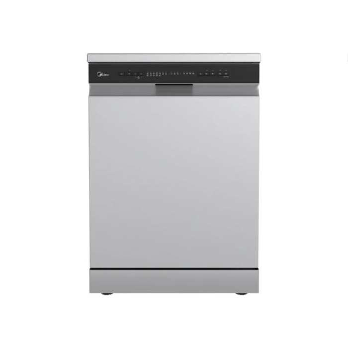 ⁦ميديا غسالة صحون 14 مكان – 10 برامج، 3 أرفف، واي فاي، فتح باب تلقائي، لون فضي – WQP14W5233CS⁩ - الصورة ⁦7⁩