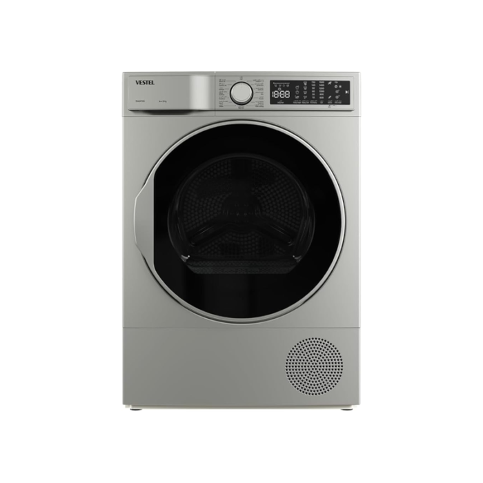 ⁦مجفف ملابس فيستل 8 كيلو, 15 برنامج , لون استيل , صنع في تركيا TDH8SPT3DS⁩ - الصورة ⁦5⁩