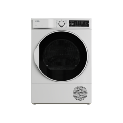 مجفف ملابس فيستل 8 كيلو, 15 برنامج , لون ابيض, صنع في تركيا TDH8SPT3