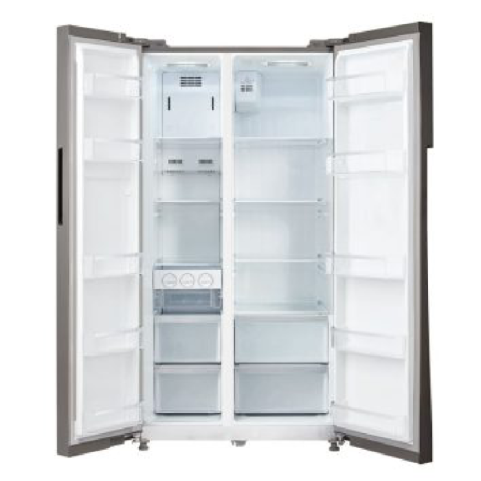 ⁦ميديا ثلاجة ​​ببابين 18 قدم مكعب، انفرتر ، فضي - MDRS710FGU50D⁩ - الصورة ⁦3⁩