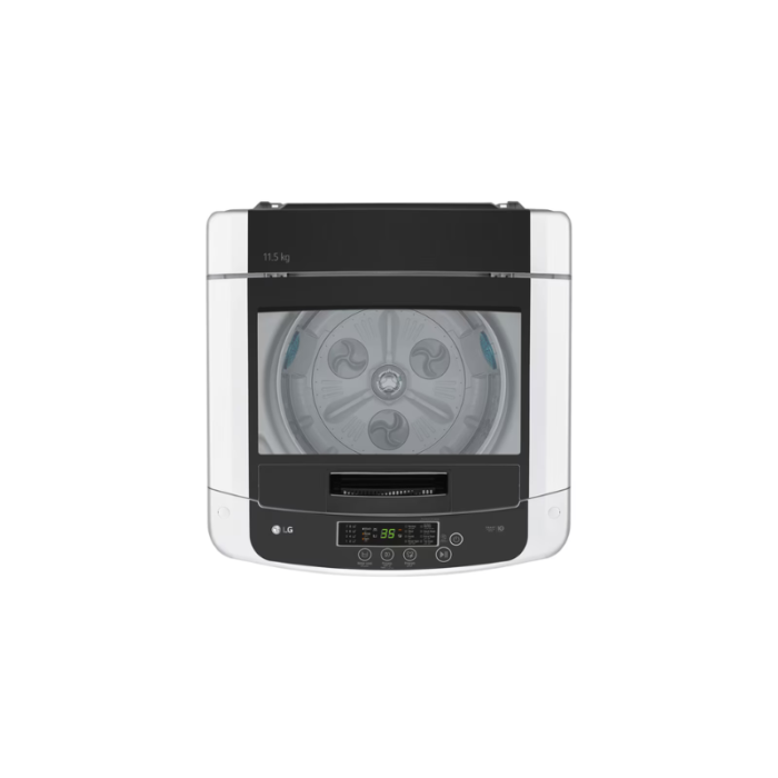 ⁦إل جي غسالة ملابس  اتوماتيك تحميل علوي سعة 11.5 كيلو - أبيض - WTV11BNW⁩ - الصورة ⁦3⁩