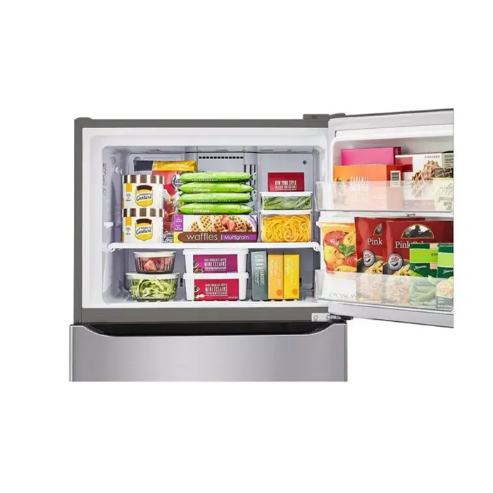 ⁦ثلاجة إل جي بابين مع فريزر علوي بسعة 19.6 قدم و553 لتر – ضاغط عاكس إنفرتر – ستانلس ستيل-LT20CBBVIV⁩ - الصورة ⁦5⁩