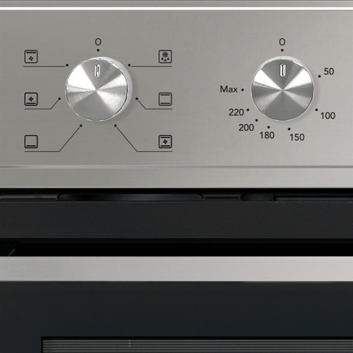 ⁦جليم جاز - فرن كهربائي  بلت ان 60 سم 6 وظائف مع مؤقت 120 دقيقة صناعة ايطالية - GFR62IX⁩ - الصورة ⁦3⁩