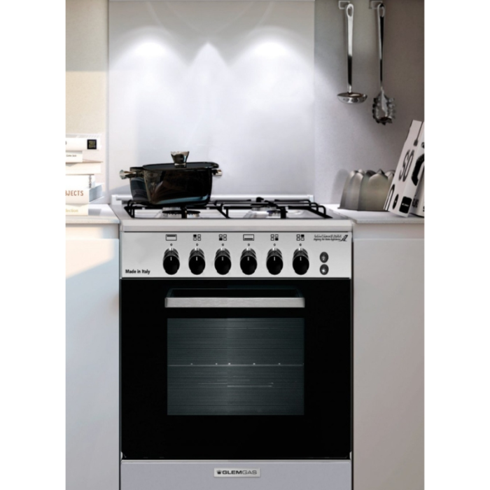 ⁦جليم غاز فرن  50*53، 4 شعلة، أمان تام ستيل  -AL554GIFS⁩ - الصورة ⁦3⁩