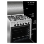 جليم غاز فرن 50*53، 4 شعلة، أمان تام ستيل -AL554GIFS - الصورة 5