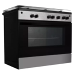 ⁦جبسون فرن غاز  5 عيون أمان كامل 90×60 سم - أسود ستيل - GNGJ90JGWC⁩ - الصورة ⁦4⁩