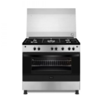 جيبسون فرن غاز 5 عيون 60×90 امان كامل – ستيل – GCG91226XA