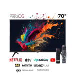 ⁦شاشة GVC ‏70 بوصة – ذكية، نظام WebOS، دقة 4K فائقة، ريموت سحري، تصميم أنيق – GVC-70WS7200⁩ - الصورة ⁦3⁩