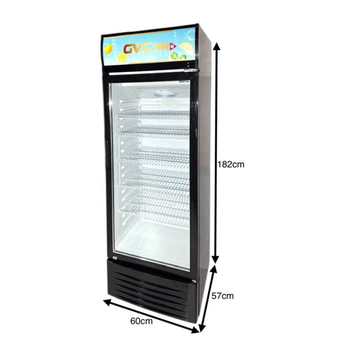 ⁦ثلاجة عرض جي في سي برو 300 لتر – 10.60 قدم - GVSW-480-1⁩ - الصورة ⁦4⁩