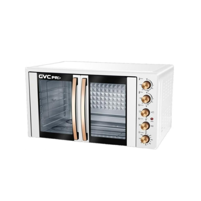 ⁦جي في سي برو فرن كهربائي، 100 لتر – لون ابيض ،2800 وات460 ، GVOV-1002D W⁩ - الصورة ⁦2⁩