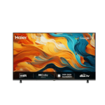 شاشة هاير 75 بوصة بدقة 4k يو اتش دي سمارت مع مكبر صوت نظام تشغيل Google TV موديل H75K85FUX