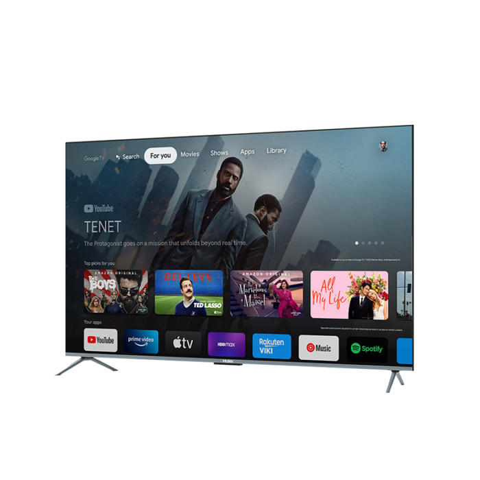 ⁦شاشة هاير 85 بوصة بدقة 4k يو اتش دي سمارت مع مكبر صوت نظام تشغيل Google TV موديل H85S5UX PRO⁩ - الصورة ⁦3⁩