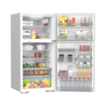 هيتاشي, ثلاجة بابين (18 قدم،510 لتر)، انفيرتر كمبروسر، أبيض, HRTN8565DFTWHSA - الصورة 4