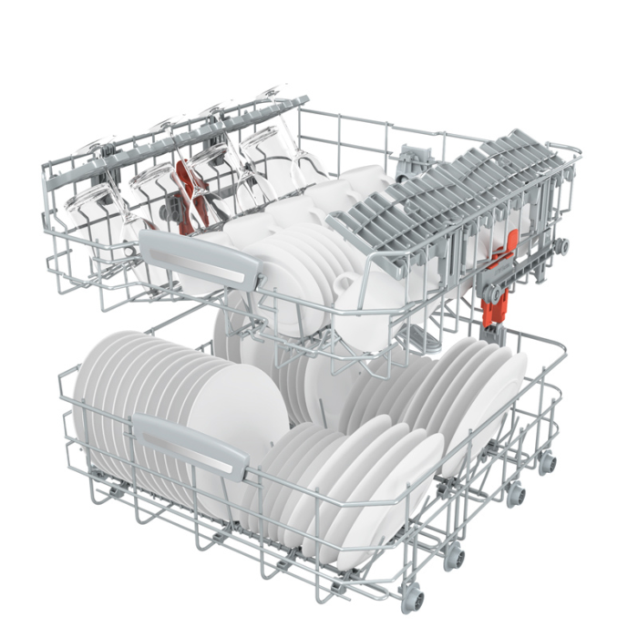⁦ارستون غسالة صحون - 10برامج-لون فضي -14 مكان تخزين -LFO3P31WLX60HZ⁩ - الصورة ⁦7⁩