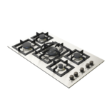 ⁦كتشن لاين موقد غازمسطح 5 شعلات منفصلة وعين ثلاثية مقاس 90 سم – إيطالي -J5020⁩ - الصورة ⁦3⁩