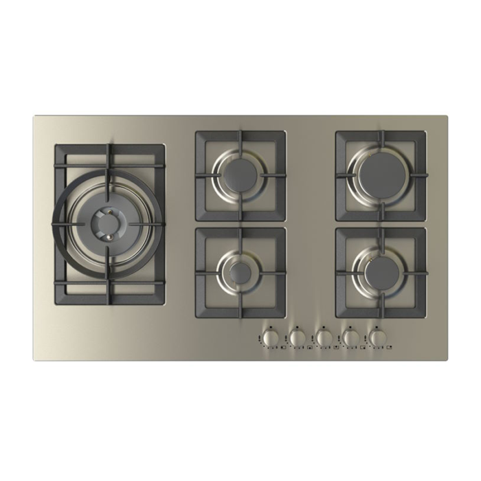 ⁦كتشن لاين سطح غاز - 5 عيون - 90 سم - إيطالي - JW5020⁩ - الصورة ⁦4⁩