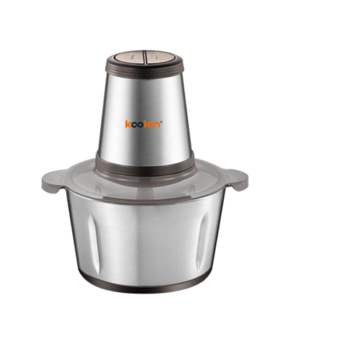 ⁦كولن فرامة طعام مع شفرات مزدوجة من الستانلس ستيل مع ملحقات - 2 ليتر - 350 واط - فضي - 801109009⁩ - الصورة ⁦2⁩