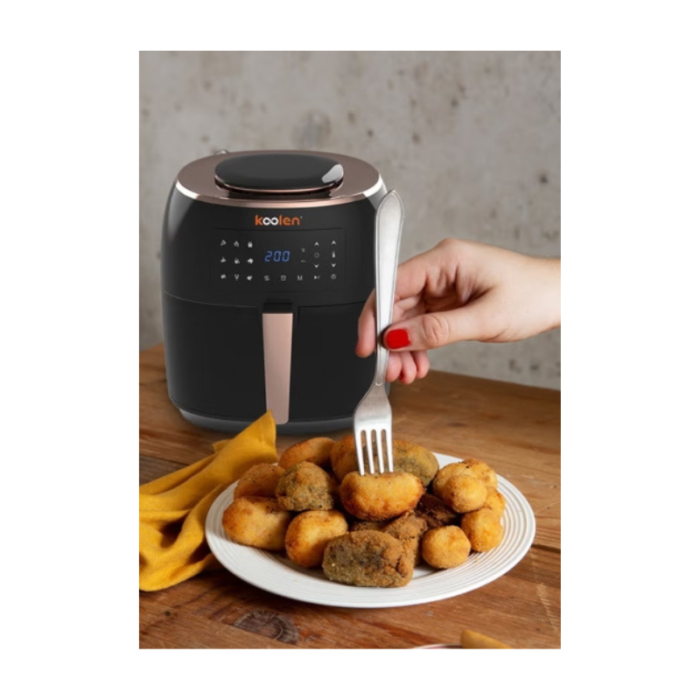 ⁦كولن قلاية هوائية رقمية 1800 واط، سعة 7.4 لتر، متعددة الالوان - 816102016⁩ - الصورة ⁦4⁩