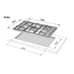 ⁦كتشن لاين سطح غاز  شبك خفيف ، مفاتيح امامية ايطالي، 90 سم 5 عيون، KLQ905VTAV⁩ - الصورة ⁦5⁩