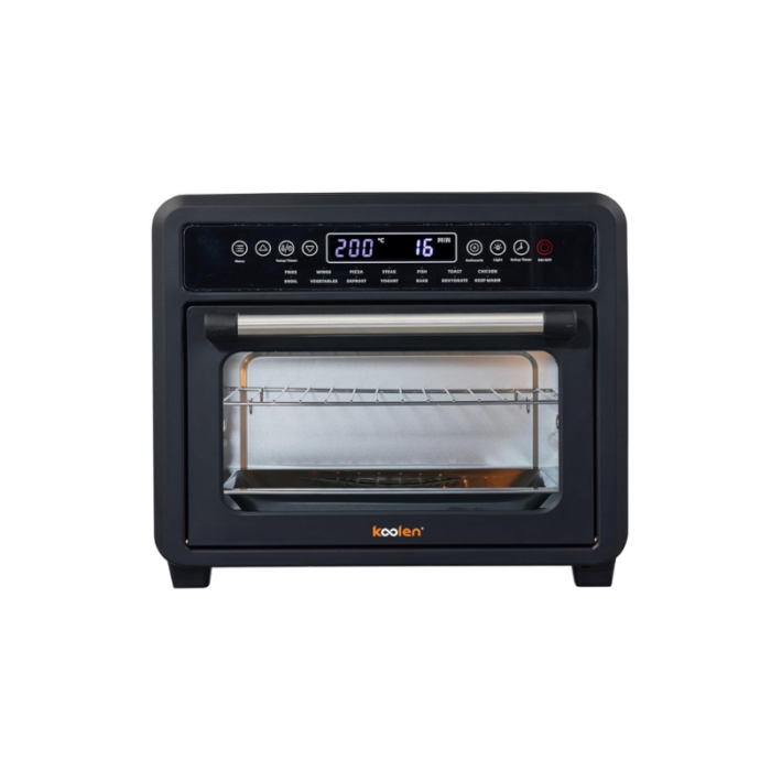 ⁦802103001 كولن فرن مقلاة هوائية مع ملحقات، سعة 22 لتر، اسود 2000 واط⁩ - الصورة ⁦2⁩