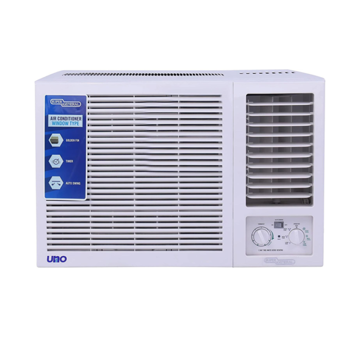 ⁦سوبر جينرال مكيف شباك روتاري، بارد فقط، قدرة 18000 وحدة - KSGA19GE1⁩ - الصورة ⁦2⁩