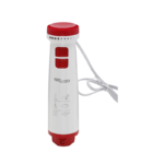 ⁦خلاط يدوي من ستانلس ستيل من سوبر جنرال، بقوة 600 واط، شفرات حادة، تحكم متدرج في السرعة، زر توربو، ذراع خلط قابل للإزالة، موديل KSGHB-196-PD، اللون أبيض⁩ - الصورة ⁦5⁩