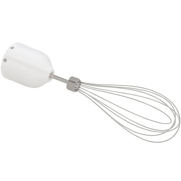 ⁦خلاط يدوي من ستانلس ستيل من سوبر جنرال، بقوة 600 واط، شفرات حادة، تحكم متدرج في السرعة، زر توربو، ذراع خلط قابل للإزالة، موديل KSGHB-196-PD، اللون أبيض⁩ - الصورة ⁦7⁩