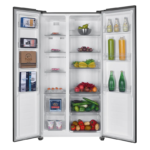 ⁦سوبر جينرال ثلاجة دولابي بابين، مقاس 22 قدم، 622 لتر ، تحكم الكتروني، شاشة ، مكثف داخلي، مانع للثلج، استيل  LED - KSGR896SBS⁩ - الصورة ⁦5⁩