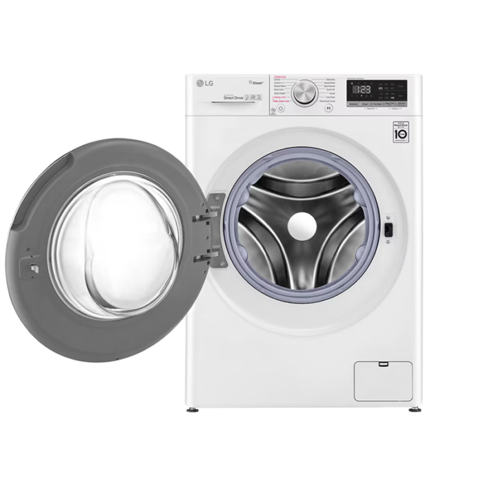 ⁦ال جي غسالة و مجفف تحميل أمامي – 9 كجم غسيل و 6 كجم تجفيف – 14 برنامج – أبيض – WSV0906WH⁩ - الصورة ⁦3⁩