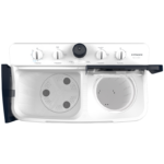 ⁦غسالة هيتاشي بحوضين سعة 8 كغ – رمادي غامق – LTT08JWTMRG⁩ - الصورة ⁦5⁩