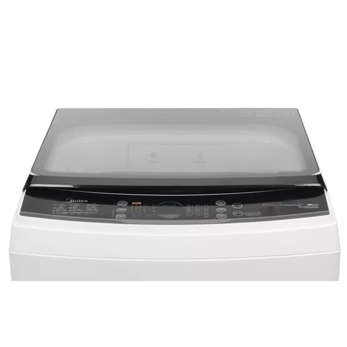 ⁦ميديا غسالة منزلية اتوماتيك علوية 15 كجم، انفرتر، 8 برامج، ابيض - MA200W150DWKSA⁩ - الصورة ⁦4⁩