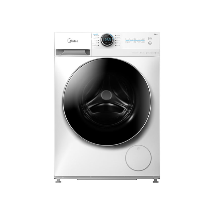 ⁦ميديا غسالة تحميل أمامي 8 كجم غسيل – 14 برنامج – أبيض – MF200W80W1WSA⁩ - الصورة ⁦2⁩