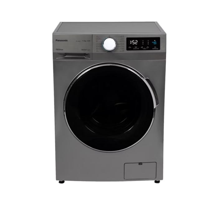 ⁦غسالة باناسونيك أمامية 7 كجم – انفرتر – لون فضي – NA-14MG1LSA⁩ - الصورة ⁦4⁩