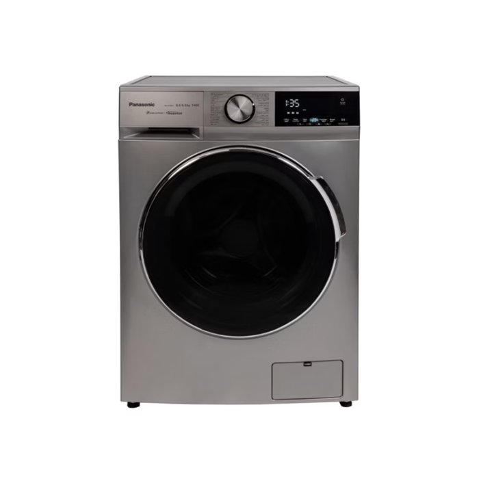⁦باناسونيك غسالة أمامية غسيل وتجفيف , سعة 8 كجم / 6 كجم  , إنفرتر موفر للطاقة  , لون فضي  ,  NA-S16ML1LSA⁩ - الصورة ⁦4⁩