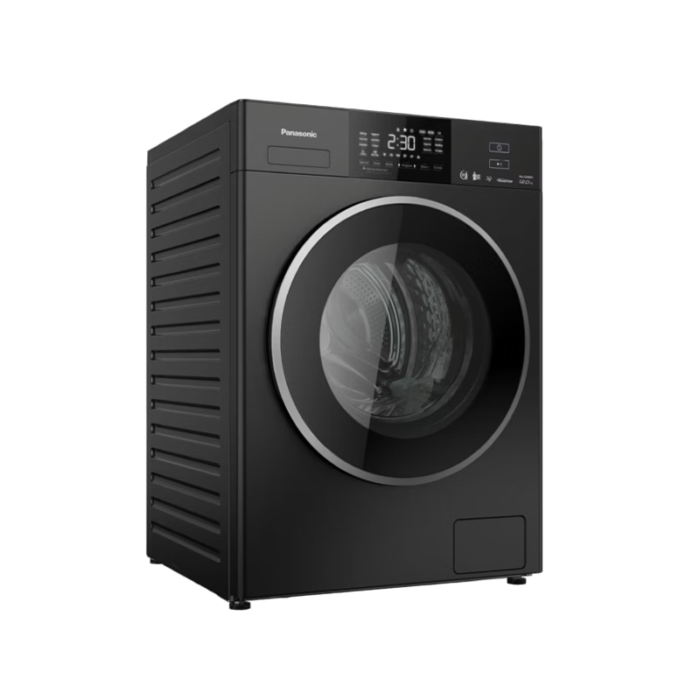 ⁦غسالة باناسونيك أوتوماتيك أمامية سعة 12 كغ مع تنشيف 75% – إنفيرتر – NA-24CER1BSA⁩ - الصورة ⁦4⁩