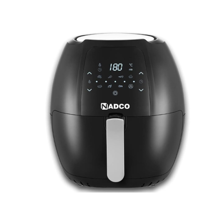 ⁦نادكو مقلاة هوائية رقمية 6 لتر 1800 واط  أسود - NC-601AFD⁩ - الصورة ⁦2⁩