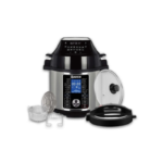 ⁦نادكو – قدر ضغط متعدد الوظائف 5 في 1 مع مقلاة هوائية، سعة 6 لتر – أسود/فضي – NC-621AFC⁩ - الصورة ⁦3⁩