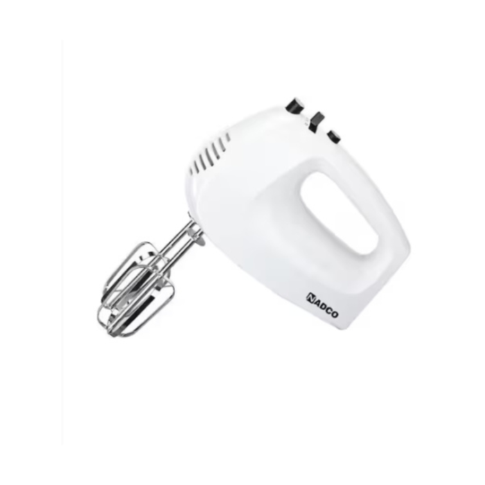 ⁦نادكو خلاط يدوي ،ب5 سرعات مع تيربو 250 واط ، أبيض - NC-250HM⁩ - الصورة ⁦2⁩