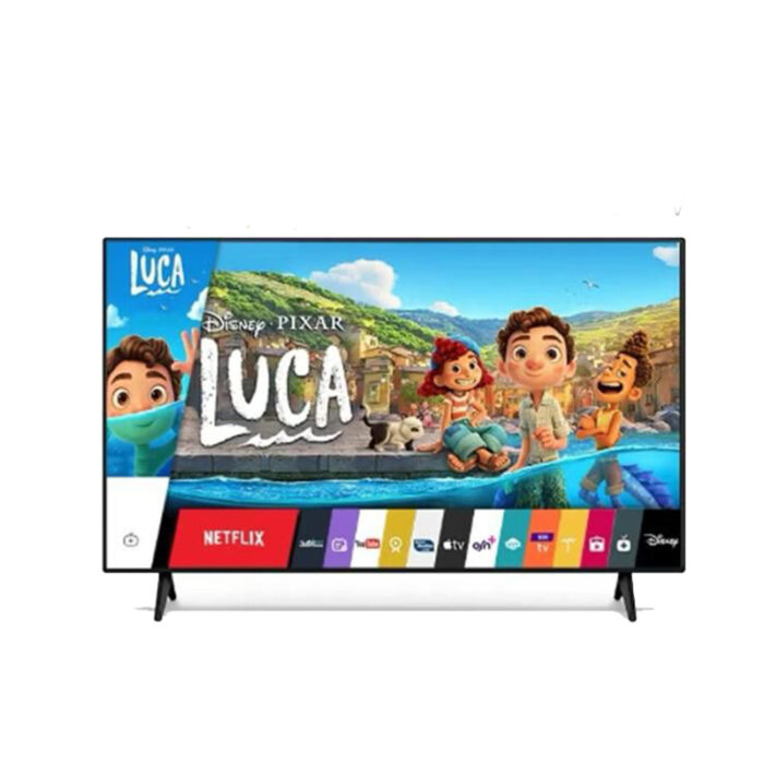 ⁦نادكو شاشة 50 بوصة، دقة الوضوح 4K، نظام تشغيل ويب أو إس، رسيفر داخلي، 2 ريموت، حامل جداري، موديل NC-50T 4K⁩ - الصورة ⁦1⁩