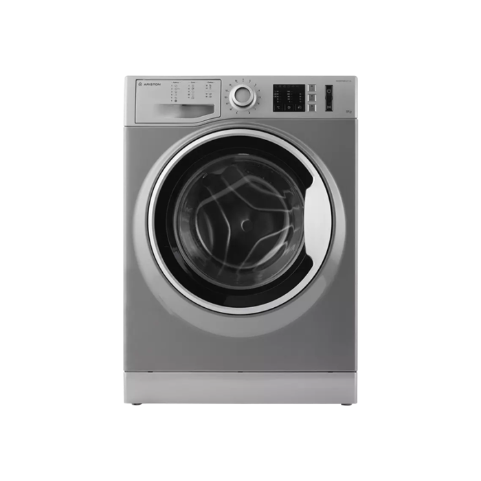 ⁦غسالة أريستون أوتوماتيك أمامية سعة 10 كغ – 14 برنامج غسيل – فضي – NLLCD1045SCA60HZ⁩ - الصورة ⁦2⁩