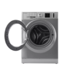 ⁦غسالة أريستون أوتوماتيك أمامية سعة 10 كغ – 14 برنامج غسيل – فضي – NLLCD1045SCA60HZ⁩ - الصورة ⁦3⁩