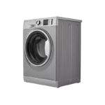 ⁦اريستون غسالة تحميل أمامي – 8 كجم غسيل – 14 برنامج – فضي – NM10823SS60HZ⁩ - الصورة ⁦4⁩