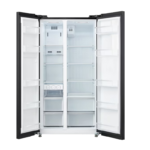 ثلاجة باناسونيك دولابي سعة 20.8 قدم تبريد متطور بتقنية الإنفيرتر وتصميم أنيق بلون فضي-NR-BS782GKSA - الصورة 3