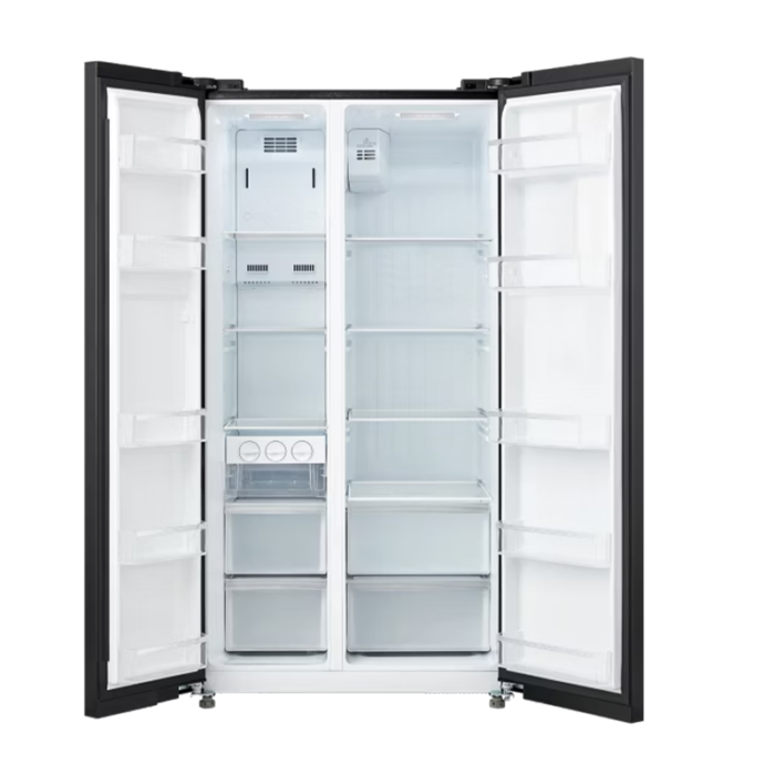 ⁦ثلاجة باناسونيك دولابي سعة 20.8 قدم  تبريد متطور بتقنية الإنفيرتر وتصميم أنيق بلون فضي-NR-BS782GKSA⁩ - الصورة ⁦3⁩