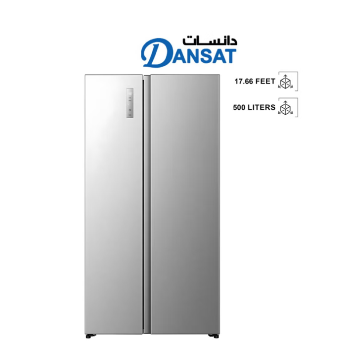 ⁦ثلاجة دانسات 17.6 قدم بخار استيل دولابي – DAN1760NF STEEL⁩ - الصورة ⁦6⁩