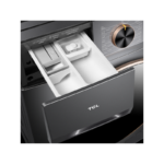 تي سي ال غسالة منزلية اتوماتيك تعبئة امامية 8 كجم، تعقيم حراري، انفرتر، فضي - P608FLG - الصورة 6