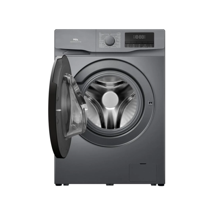 ⁦تي سي ال غسالة أمامية, 12 كيلو, 1400 دورة في الدقيقة · حجم الحوض الداخلي : 75 لتر · 50/60 هرتز ,لون استيل  - P612FLG⁩ - الصورة ⁦3⁩