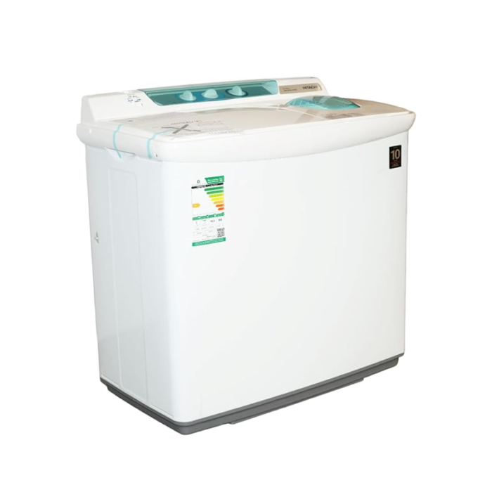 ⁦هيتاشي غسالة حوضين 10.5 كيلو ابيض -PS-1105JJWH⁩ - الصورة ⁦4⁩