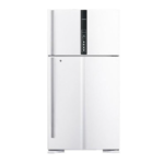 هيتاشي ثلاجة بابين مزودة بتقنية الإنفرتر، بسعة إجمالية تبلغ 21.2 قدم مكعب (600 لتر)، باللون الأبيض- R-V805PS1KVTWH