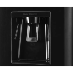 ⁦هيتاشي ثلاجة أربع أبواب، 19.1 قدم، إنفرتر، تبريد مزدوج، فلتر ثلاثي، 4 أوضاع تخزين،مبرد مياه ، لون أسود زجاجي – R-W660PS7GBK⁩ - الصورة ⁦4⁩